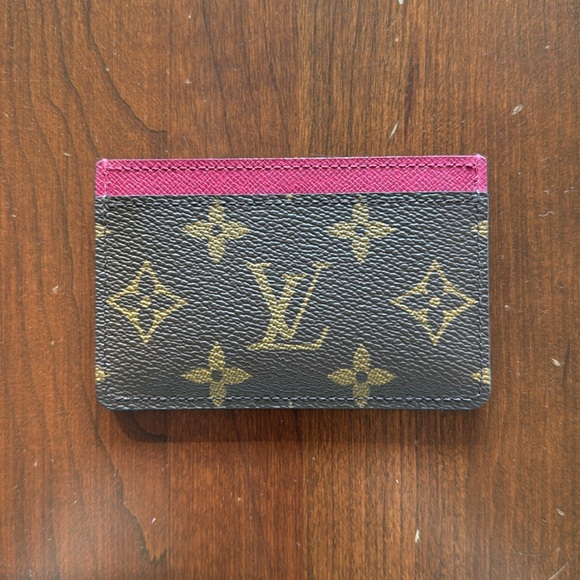 Louis Vuitton Card Holder Monogram Fuchsia - Picture 2 of 6